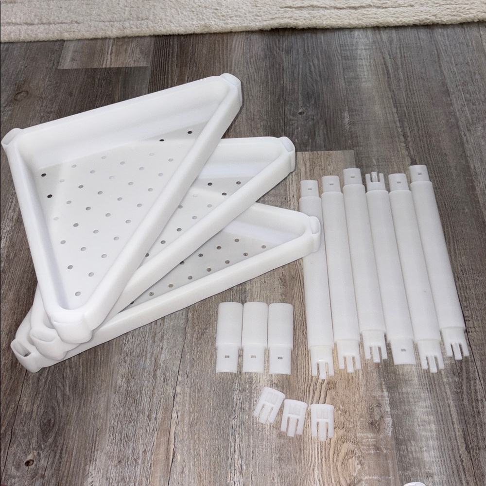 3 Tier Detachable Corner Shower/Storage Rack - Picture 2 of 6